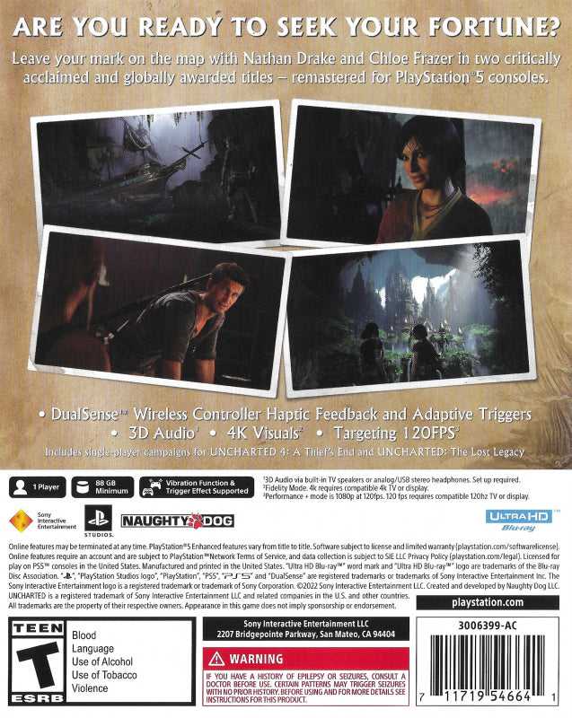 UNCHARTED™: Legacy of Thieves Collection